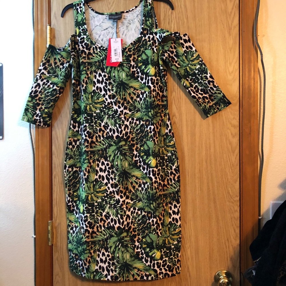 Cheetah Tropical Dress